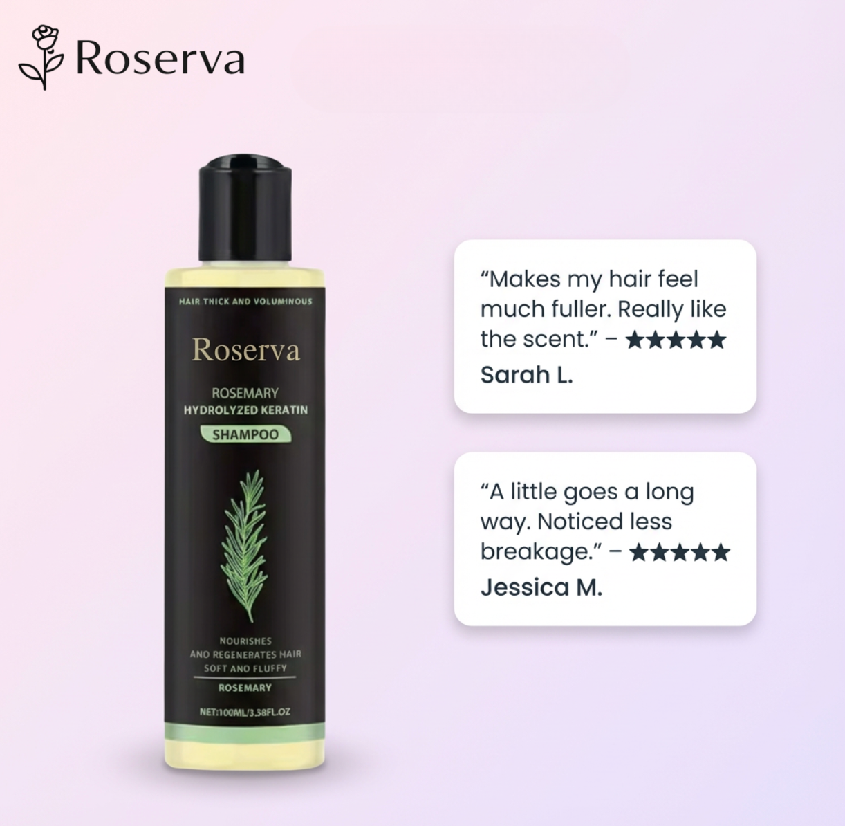 Roserva Rosemary Hair Growth Shampoo